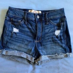 Hollister High Rise Jean Shorts